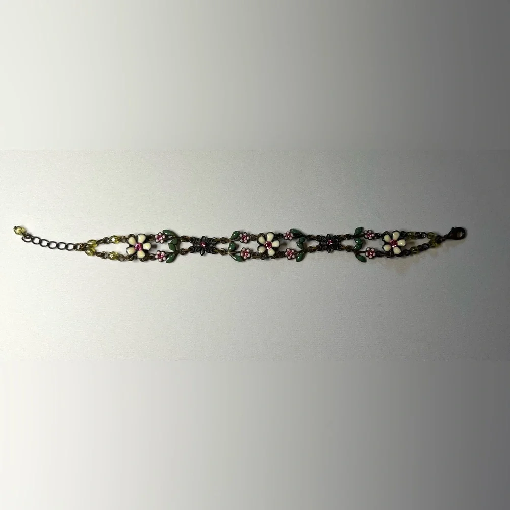 Vintage Nina Ricci Flower Bracelet - Picture 5 of 11